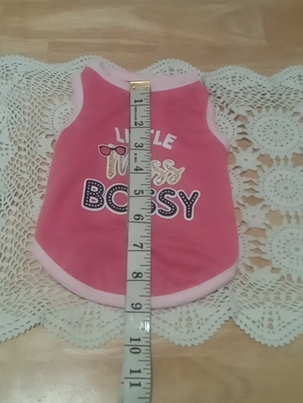Two nwot female doggie shirts, for teeny tiny dog